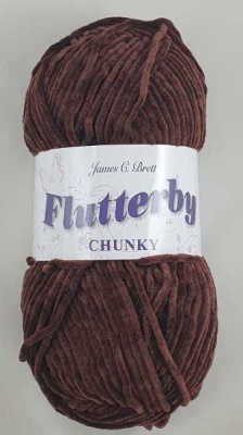 James C Brett - Flutterby Chunky - B50 Brown Bear